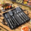 12 Darabos Grillezőkészlet hordozótáskával BBQSet InnovaGoods