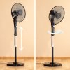Álló Ventilátor InnovaGoods Breezinn Fekete 45W, fekete