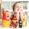 Fából készült Matryoshka állati figurákkal Funimals InnovaGoods 11 Darabos