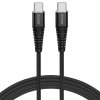 Kábel USB C Savio CL-160 Fekete 2 m