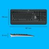 Billentyűzet és Egér Logitech 920-008685 Fekete Qwerty US