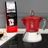 Kotyogós Kávéfőző Bialetti Moka Induction Fekete Piros Fém Rozsdamentes acél Alumínium 150 ml 200 ml 4 чаши за чай (1 Darabos)