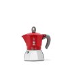 Kotyogós Kávéfőző Bialetti Moka Induction Fekete Piros Fém Rozsdamentes acél Alumínium 150 ml 200 ml 4 чаши за чай (1 Darabos)
