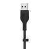USB-C Kábel - USB Belkin BOOST↑CHARGE Flex Fekete 3 m