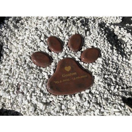 43 3 tlapka s textem nahrobek pro psa ci kocku zvireci pomnicek