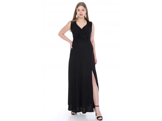 Společenské šaty Alessandra II černé dlouhé