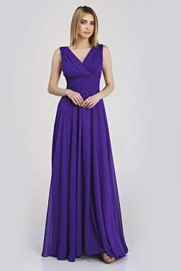 Luxusní společenské šaty Violetta fialové