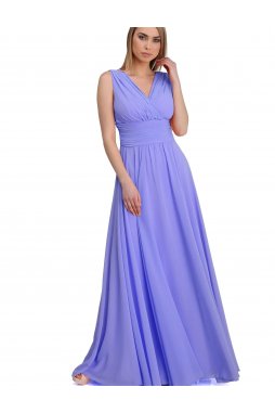 Luxusní společenské šaty Violetta světle fialové dlouhé