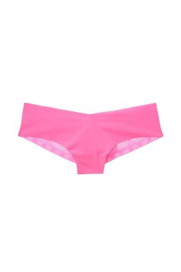 Kalhotky Victoria's Secret No Show Cheeky neonově růžové s logem 1