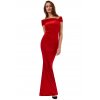 Plesové sametové šaty Doretta červené