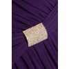 Společenské šaty Shavon fialové detail