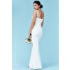 Luxusní svatební šaty Vernetta bílé zezadu