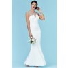 Luxusní svatební šaty Clementine bílé zboku