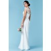 Luxusní svatební šaty Floretta bílé zezadu
