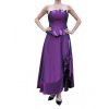 Dynasty luxusní společenské dlouhé šaty Valencia fialové