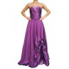 Dynasty luxusní společenské dlouhé šaty Meredith fialové 2