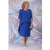Luxusní společenské šaty pro plnoštíhlé Antonella modré