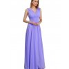Luxusní společenské šaty Violetta světle fialové dlouhé 2