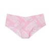Kalhotky Victoria's Secret No Show Cheeky růžové s logem 3