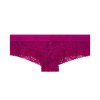 Kalhotky Victoria's Secret Logo Waist Cheeky krajkové magenta s logem 3