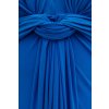 Plesové šaty pro plnoštíhlé Domenica modré detail