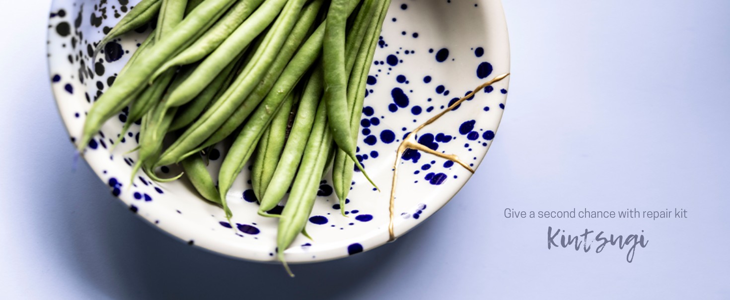 Give a second chance with repair kit Kintsugi