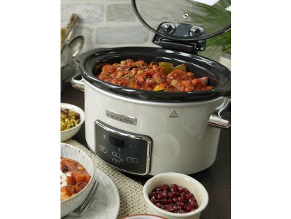 Pomalý hrnec CrockPot 3,5l cream/chrom