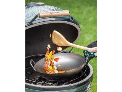 Wok karbonová pánev se špachtlí Big Green Egg