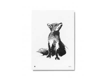 Print aquarelle "Fox"