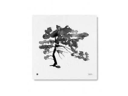 Print aquarelle "Pine Tree"