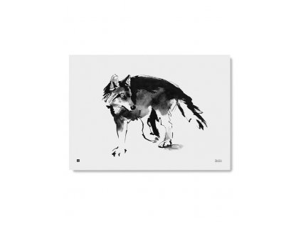 Print aquarelle "Wolf"