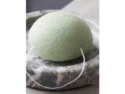 Konjac mycí houba na obličej Green tea