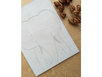 Betonový obraz Slon