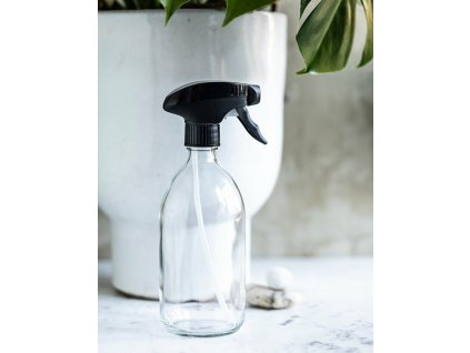 Clear Glass Spray Bottle 250 ml