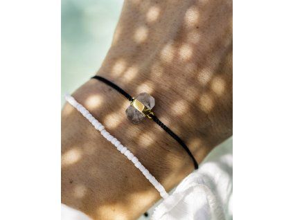 DIAMOND QUARTZ • Black & Gold
