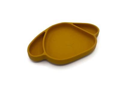 Dětský silikonový talířek Pes Honey