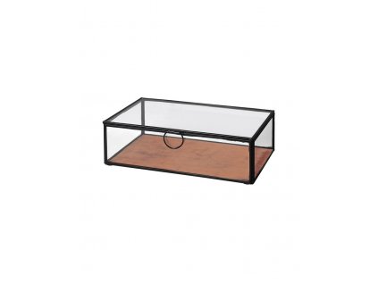 Box Janni Brass Velvet Black Brown