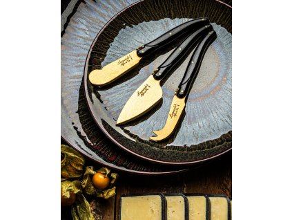 Laguiole Prestige Sada 3 nožů na sýr