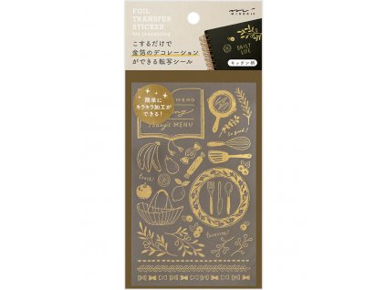 Midori Sticker Foil Transfer Kitchen
