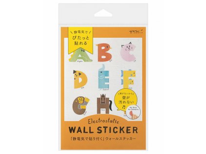 Wall stickers letters with animals