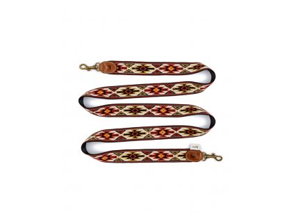 Vodítko pro psa Buddys Peyote červené prodlužovací