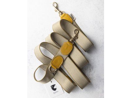 Vodítko pro psa Buddys James žluté nastavitelné