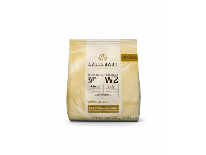 Bílá čokoláda Callebaut 28 % 0,4 kg