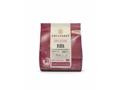 Čokoláda Ruby Callebaut 33,6 % 0,4 kg