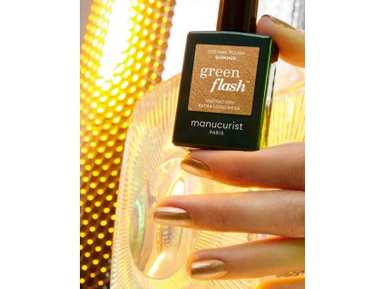 Manucurist Green Flash LED polish gel Shimmer 15 ml