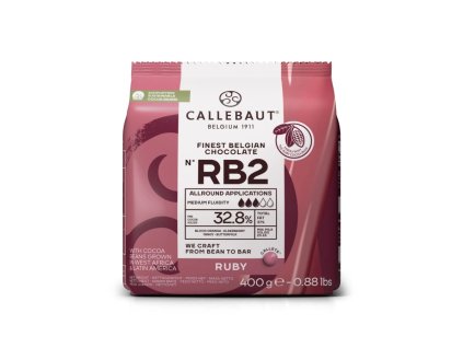Čokoláda Ruby Callebaut RB2 0,4 kg