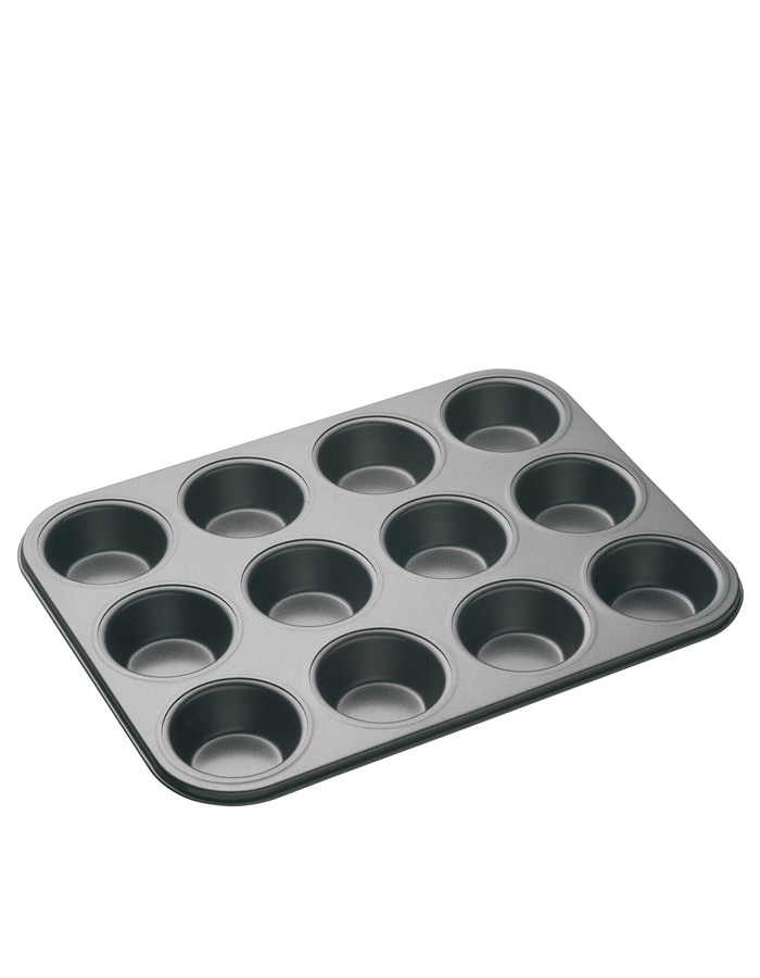 MasterClass Non-stick 12 Hole Deep Baking Pan