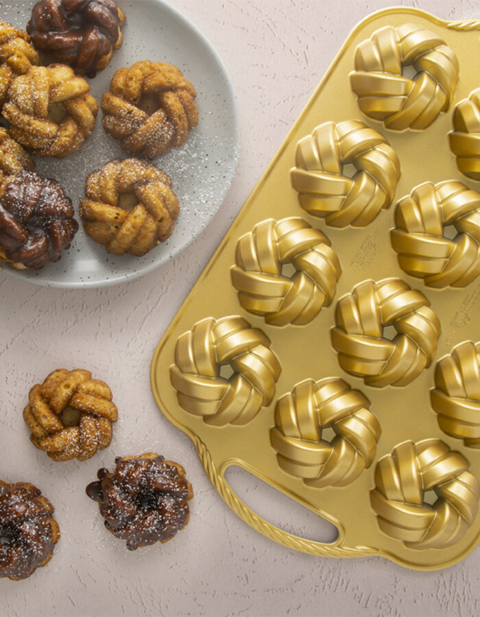 Mini Bundt 75th Anniversary Braided
