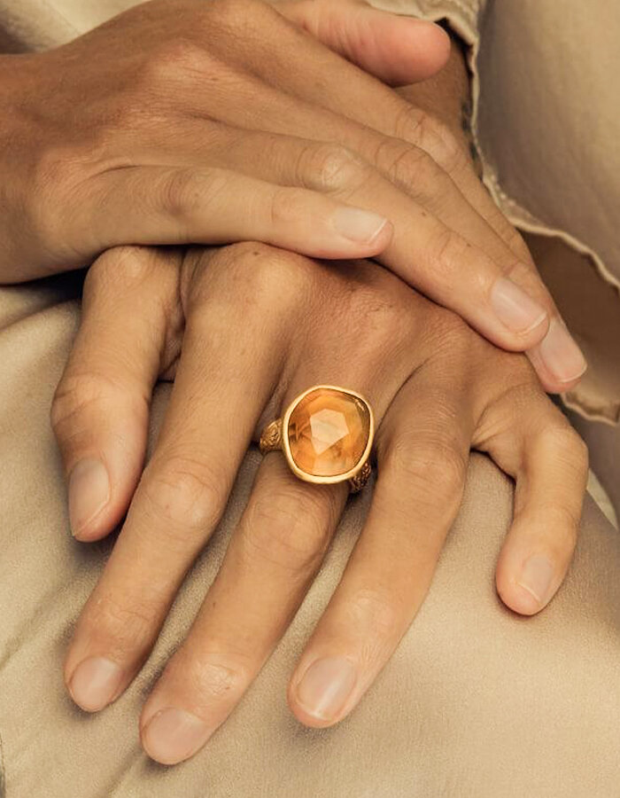Prsten Truth of my Soul Citrine