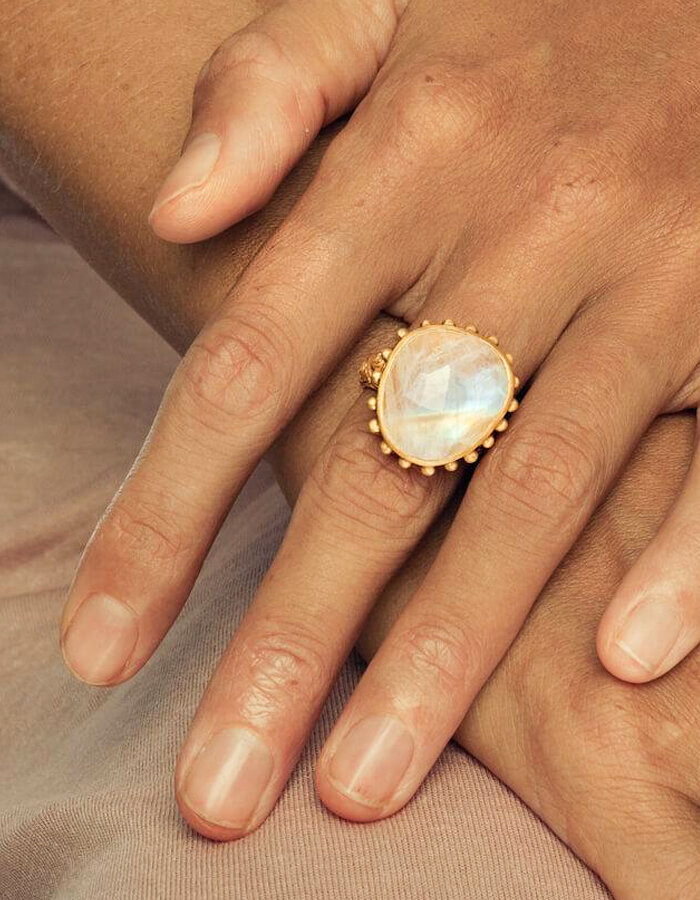 Prsten Wise Wild & Free Moonstone